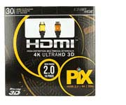 CABO HDMI X HDMI 30 MTS 2.0 ULTRA