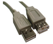 CABO EXTENSAO USB M/F 2.0 0,8 MTS
