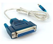 CABO CONVERSOR PARALELO USB X DB25-F 1,80MTS