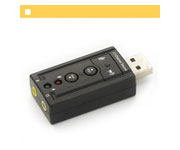 ADAPTADOR DE SOM USB USOM-10 7.1